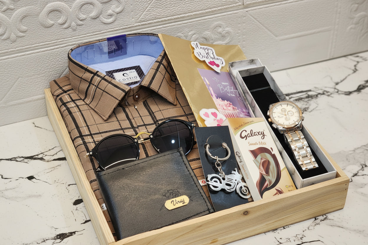 Gentleman Style Gift Hamper – Premium Birthday Box For Him
