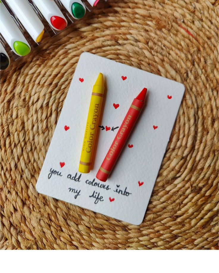 Handmade Mini Love Message Cards – Cute, Creative & Personalised