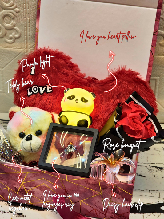 ❤️🎁 Luxury Romantic Gift Hamper – For Girlfriend, Wife or Special Someone