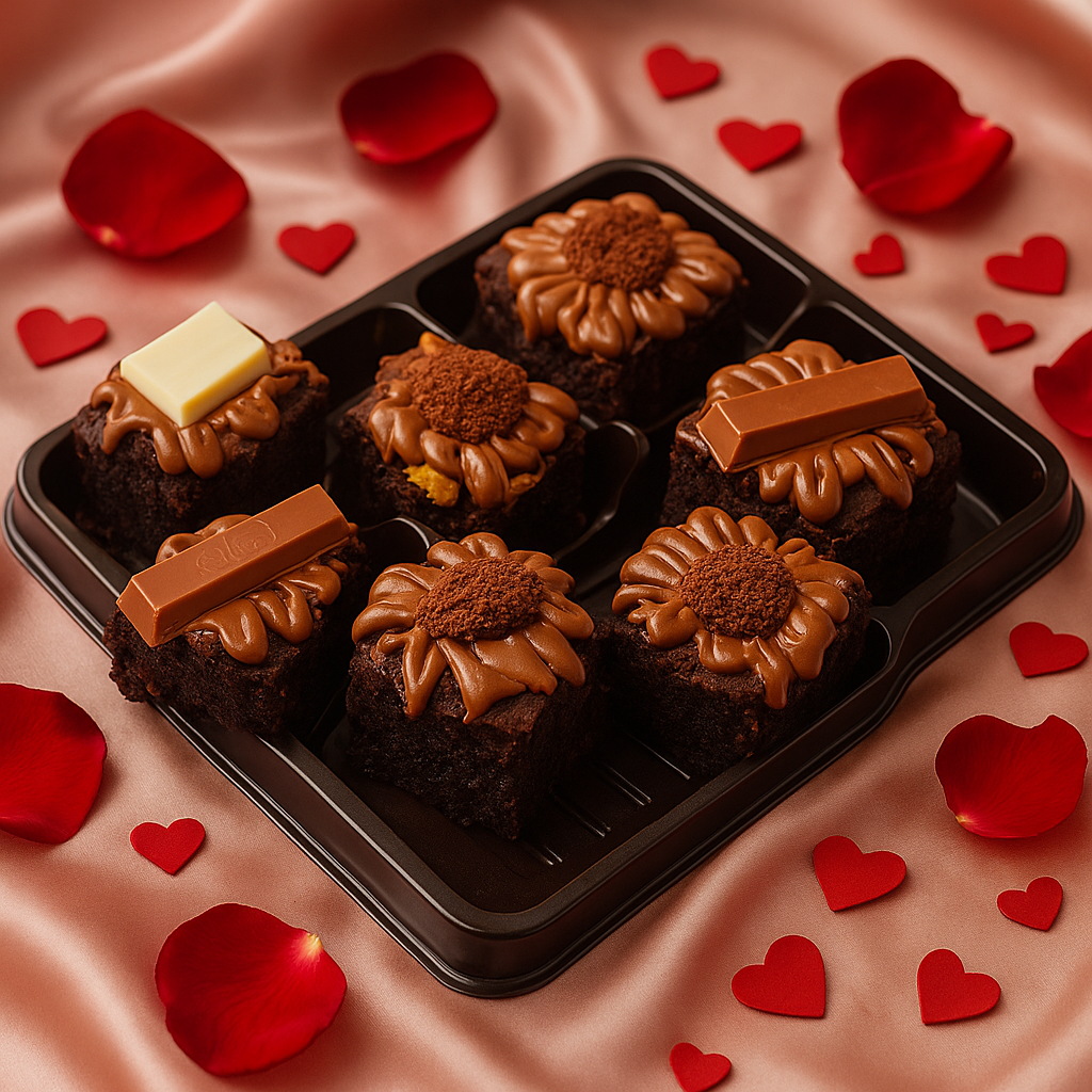 Luxury Chocolate Brownie Box – Fresh, Fudgy & Loaded with Toppings 🍫✨