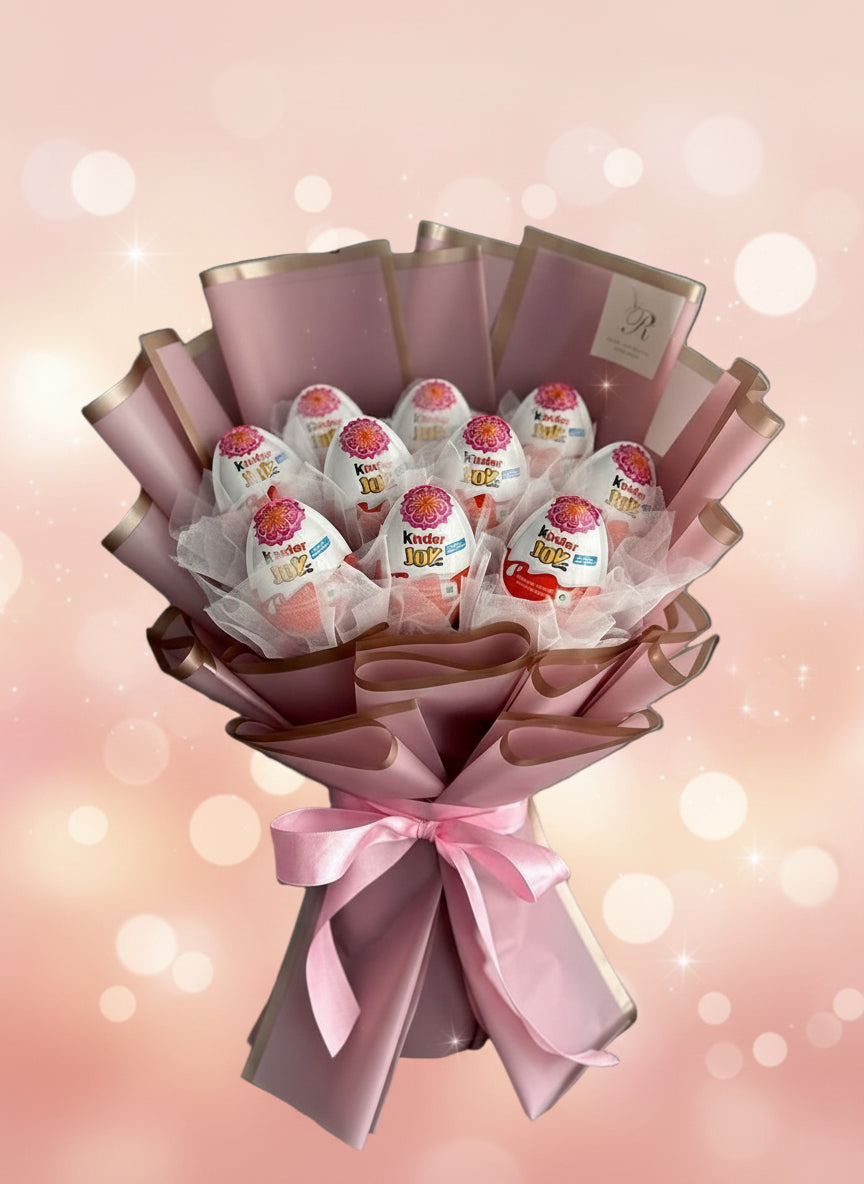 Kinder Joy Chocolate Bouquet – Premium | Customisable | Perfect for All Occasions